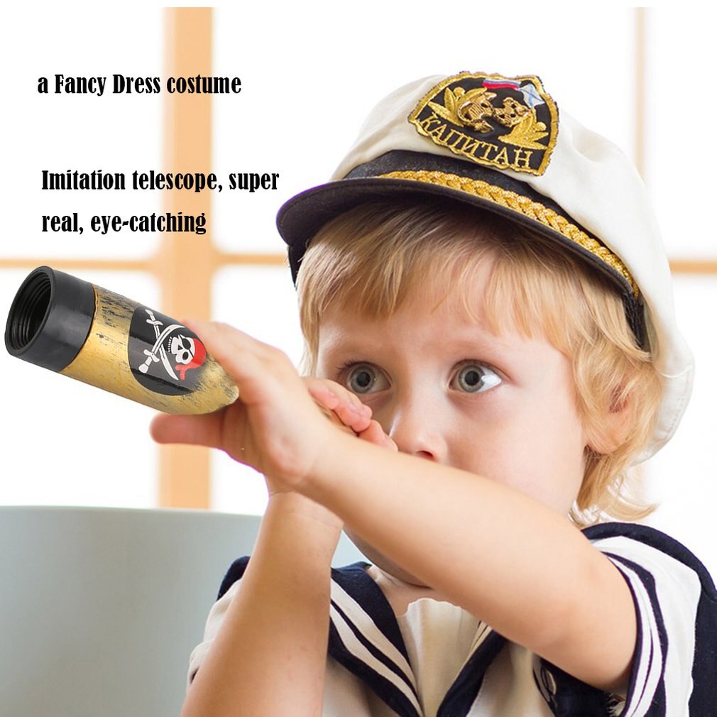 Pirate Captain Costume Toy Nautical Telescope Halloween Party Kids Gift Perfect for a Fancy Dress costume