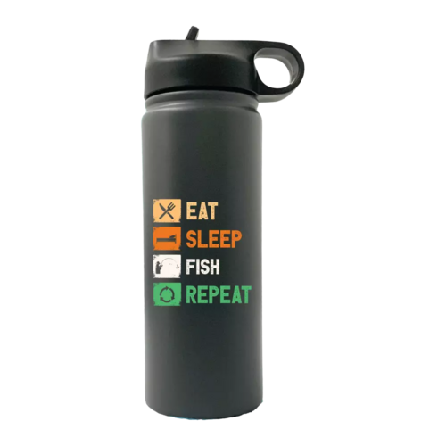Eat Sleep Fishing Repeat 20oz Sport Bottle