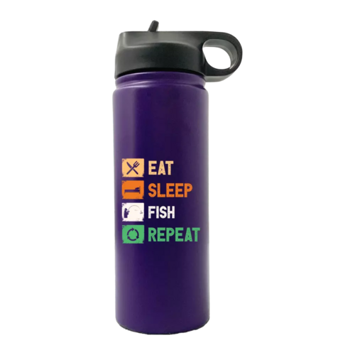 Eat Sleep Fishing Repeat 20oz Sport Bottle