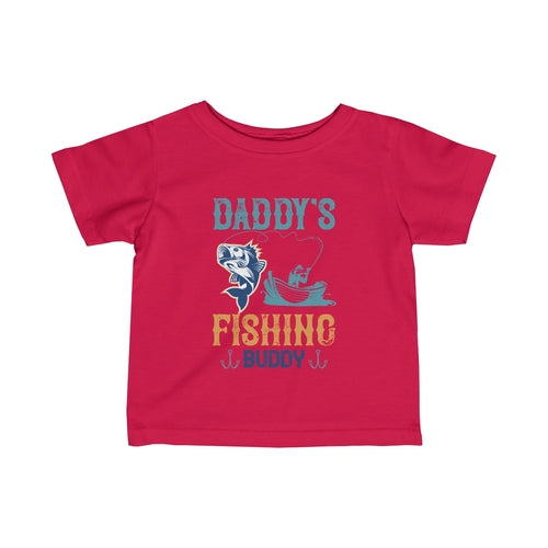 Discover Our Infant Fine Jersey Tee - Daddy's Fishing Buddy