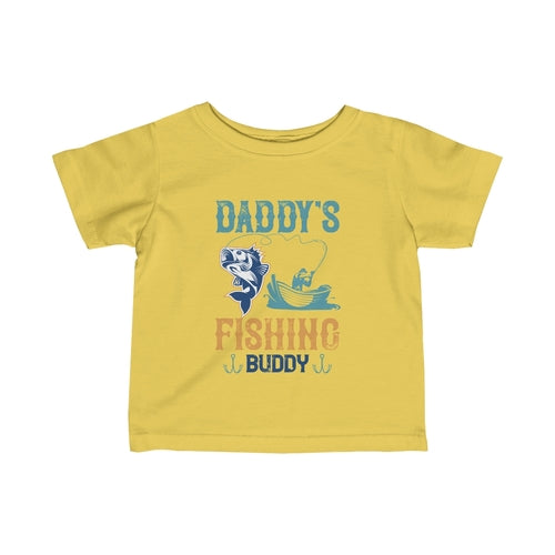 Discover Our Infant Fine Jersey Tee - Daddy's Fishing Buddy