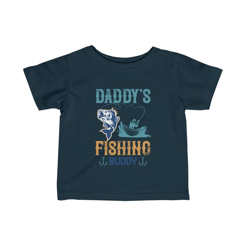 Discover Our Infant Fine Jersey Tee - Daddy's Fishing Buddy