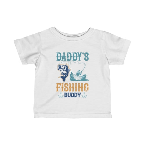 Discover Our Infant Fine Jersey Tee - Daddy's Fishing Buddy