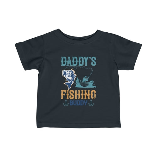 Discover Our Infant Fine Jersey Tee - Daddy's Fishing Buddy